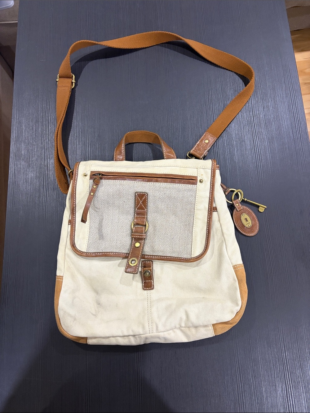 Fossil long live vintage satchel purse
